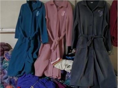 Roupão de banho longo macio e quente feminino